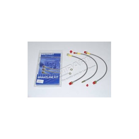 Kit Tubos Malha Aço + 40mm